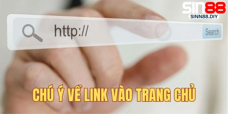 Vào trang chủ qua link mới